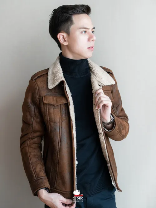 เช่าเสื้อแจ็คเก็ต ชาย รุ่น MERCY สี น้ำตาล