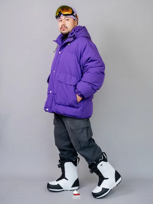 เช่าเสื้อกันหนาว ชาย รุ่น ENZO สี ม่วง