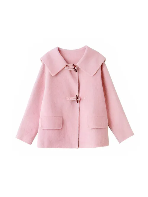 เช่าเสื้อโค้ท หญิง รุ่น KOUKOU สี ชมพู 