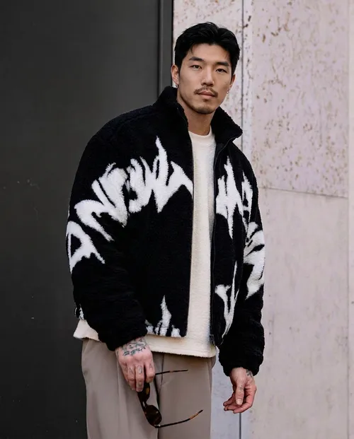 เช่าเสื้อแจ็คเก็ต ชาย รุ่น MUSIALA สี ดำ