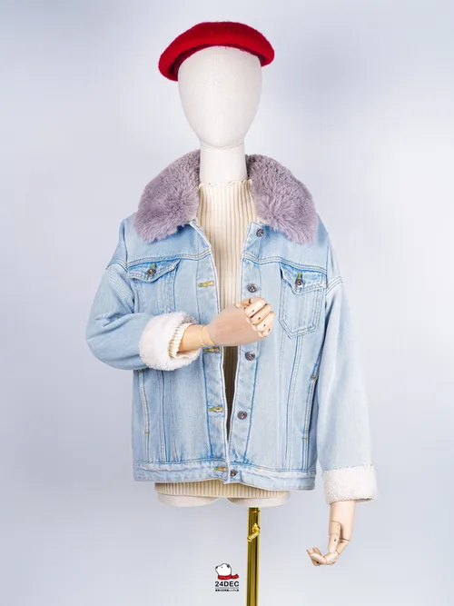 เช่าเสื้อแจ็คเก็ต หญิง รุ่น STAY สี น้ำเงิน