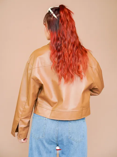 เช่าเสื้อแจ็คเก็ต หญิง รุ่น CONEY สี น้ำตาล