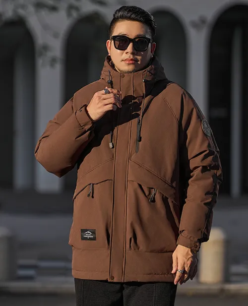 เช่าเสื้อกันหนาว ชาย รุ่น DISKO สี น้ำตาล