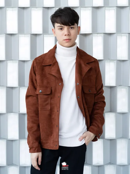 เช่าเสื้อแจ็คเก็ต ชาย รุ่น FESTIVAL สี น้ำตาล