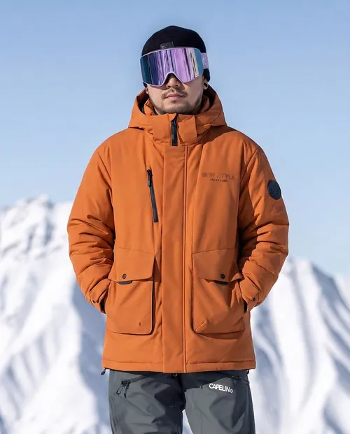 เช่าเสื้อกันหนาว ชาย รุ่น TITLIS สี ส้ม