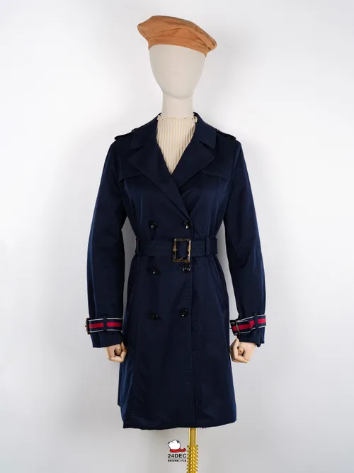 เช่าเสื้อเทรนช์โค้ท หญิง รุ่น PIER สี น้ำเงิน