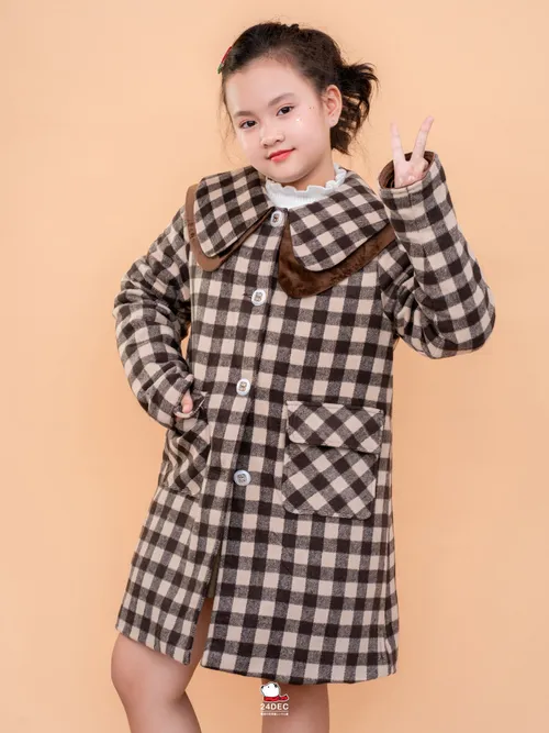 เช่าเสื้อโค้ท เด็ก รุ่น MARIO สี น้ำตาล