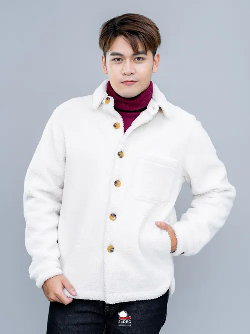 เช่าเสื้อแจ็คเก็ต ชาย รุ่น CLOUD สี ขาว