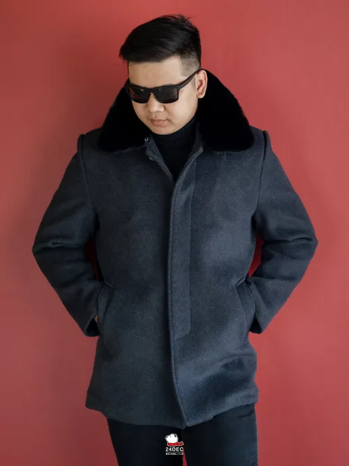 เช่าเสื้อโค้ท ชาย รุ่น CIVIL สี น้ำเงิน