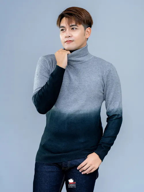 เช่าเสื้อคอเต่า ชาย รุ่น GRADIENT สี เทา