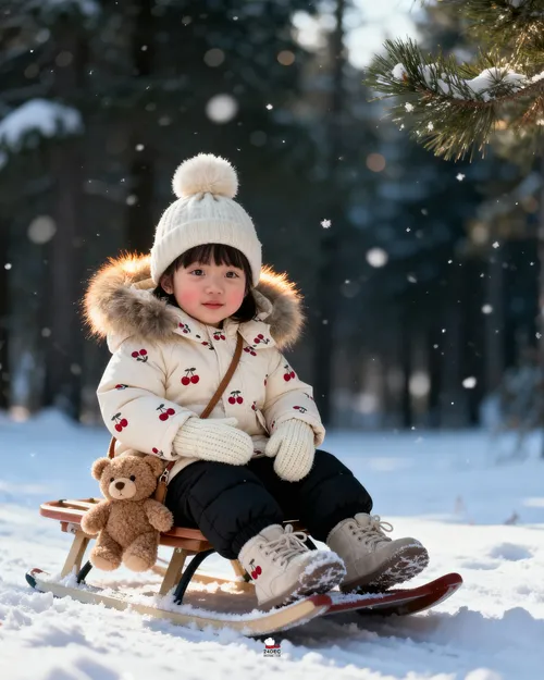 เช่าเสื้อกันหนาว เด็ก รุ่น CHERRY สี ขาว