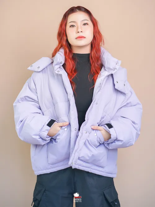 เช่าเสื้อกันหนาว หญิง รุ่น SHINSEKAI สี ม่วง