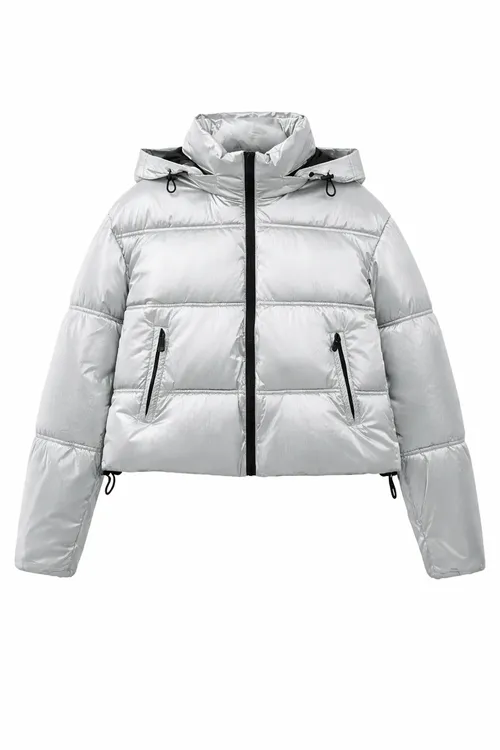 เช่าเสื้อกันหนาว หญิง รุ่น SIMAY สี เงิน