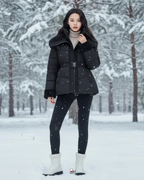 เช่าเสื้อกันหนาว หญิง รุ่น TELERI สี ดำ