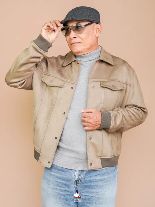 เช่าเสื้อแจ็คเก็ต ชาย รุ่น GARETH สี น้ำตาล