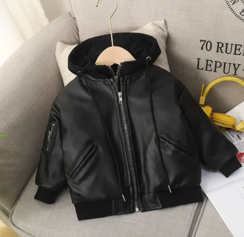 เช่าเสื้อแจ็คเก็ต เด็ก รุ่น FANFARE สี ดำ