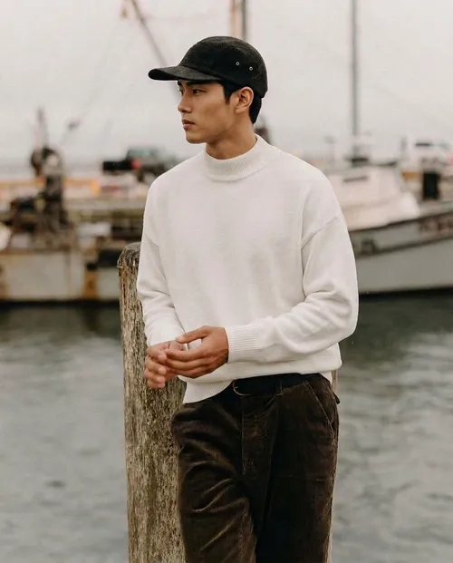 เช่าเสื้อคอเต่า ชาย รุ่น ETHAN สี ขาว