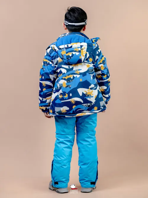 เช่าชุดสกี (เสื้อ+กางเกง) เด็ก รุ่น SALVADOR สี ฟ้า