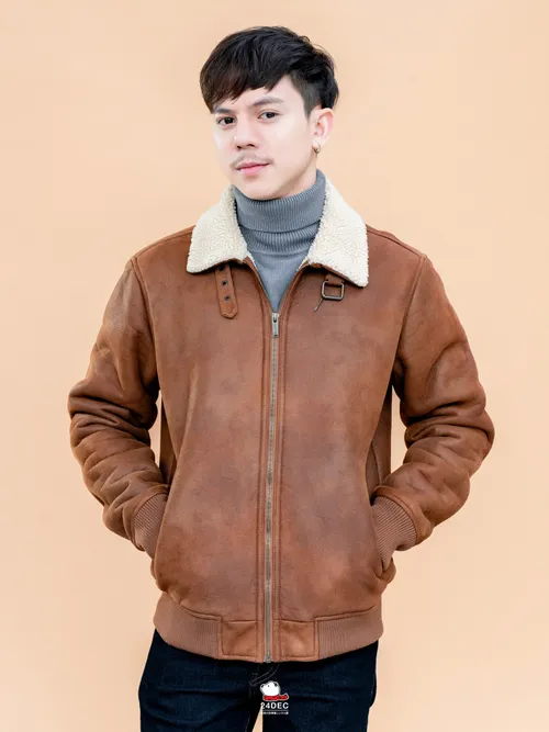 เช่าเสื้อแจ็คเก็ต ชาย รุ่น ONESHOT สี น้ำตาล