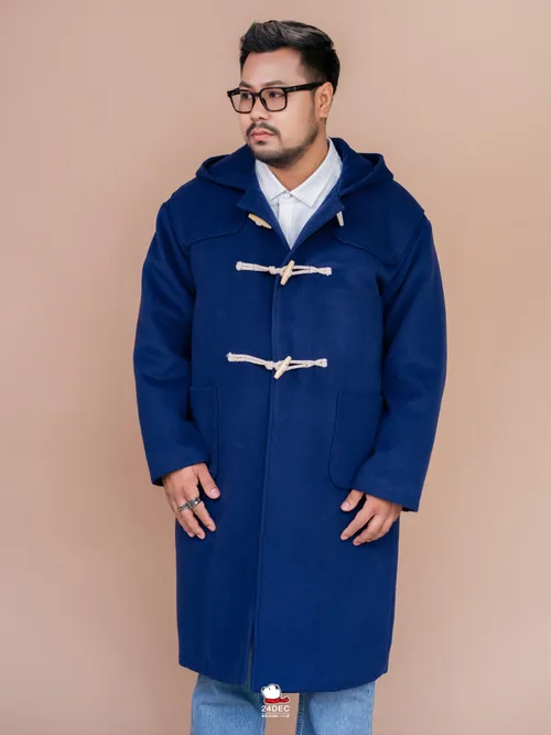 เช่าเสื้อโค้ท ชาย รุ่น CAFE สี น้ำเงิน