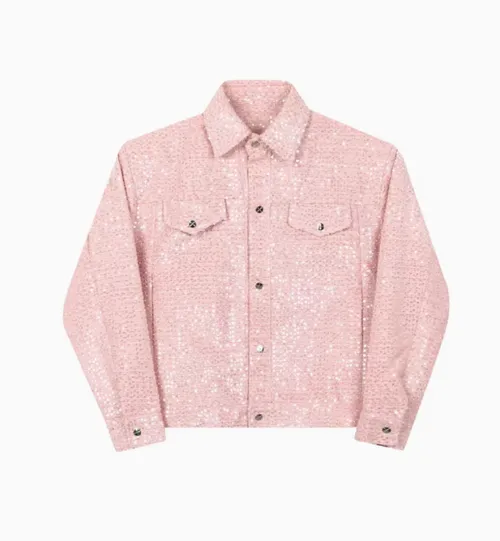 เช่าเสื้อแจ็คเก็ต ชาย รุ่น TIMOTHY สี ชมพู