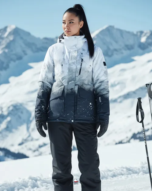 เช่าเสื้อสกี ชาย รุ่น RHYTHM สี ขาว