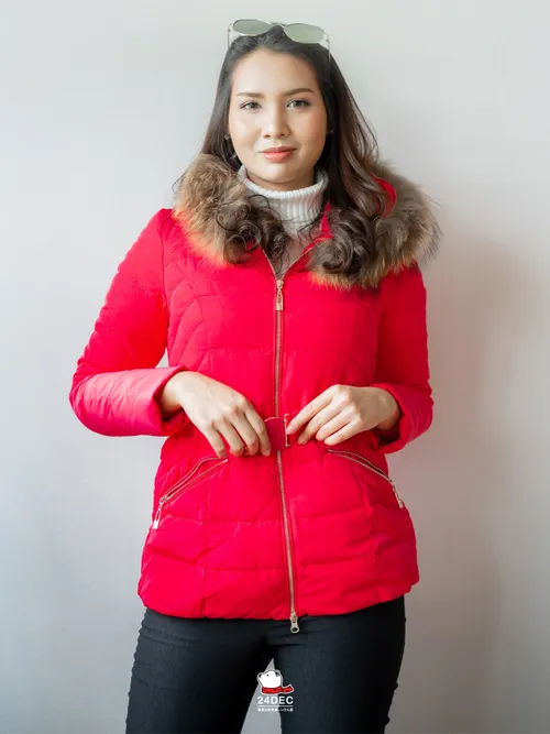 เช่าเสื้อกันหนาว หญิง รุ่น COLOR สี แดง