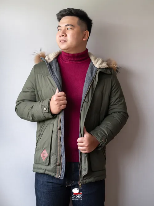 เช่าเสื้อกันหนาว ชาย รุ่น AUSTRIA สี เขียว