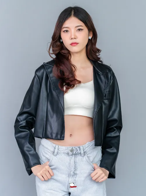 เช่าเสื้อแจ็คเก็ต หญิง รุ่น COAL สี ดำ