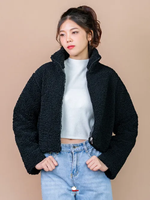 เช่าเสื้อแจ็คเก็ต หญิง รุ่น DELTA สี ดำ