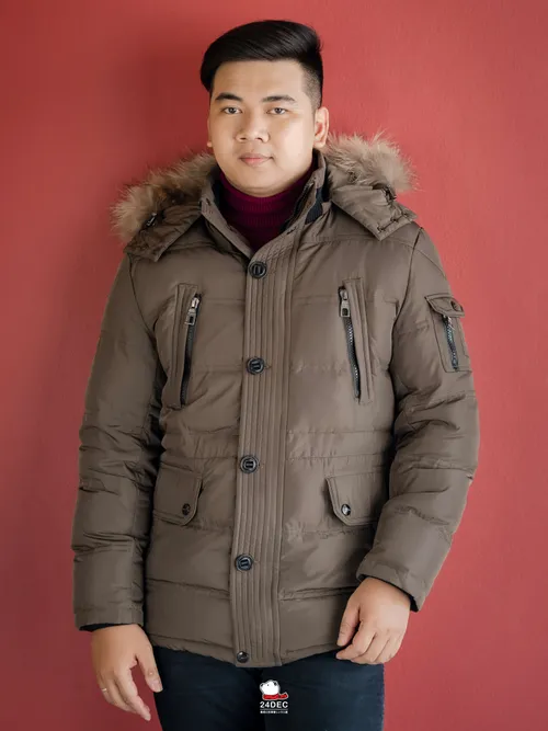 เช่าเสื้อกันหนาว ชาย รุ่น ROWLAND สี น้ำตาล