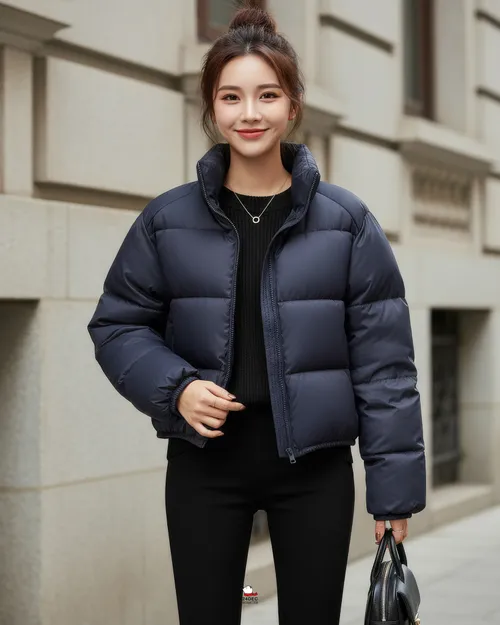 เช่าเสื้อกันหนาว หญิง รุ่น SEELAY สี น้ำเงิน