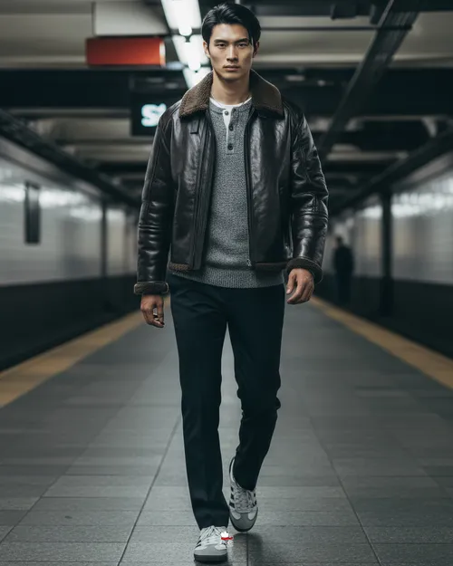 เช่าเสื้อแจ็คเก็ต ชาย รุ่น ANSWER สี ดำ