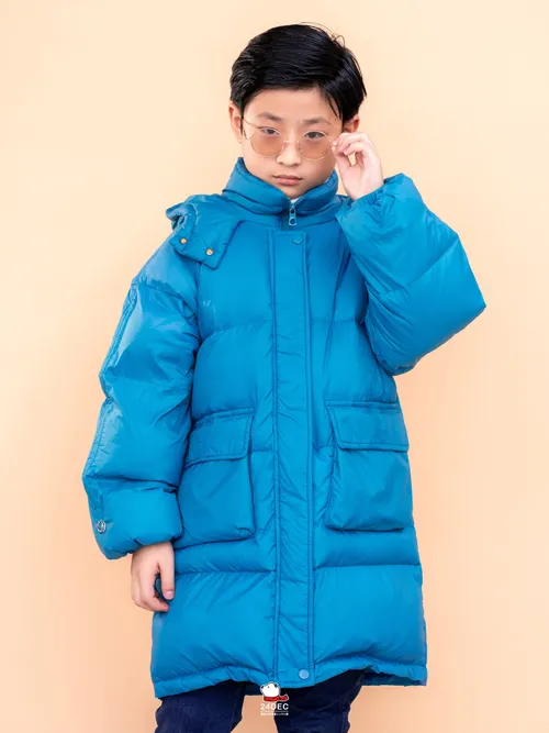 เช่าเสื้อกันหนาว เด็ก รุ่น HARAJUKU สี ฟ้า