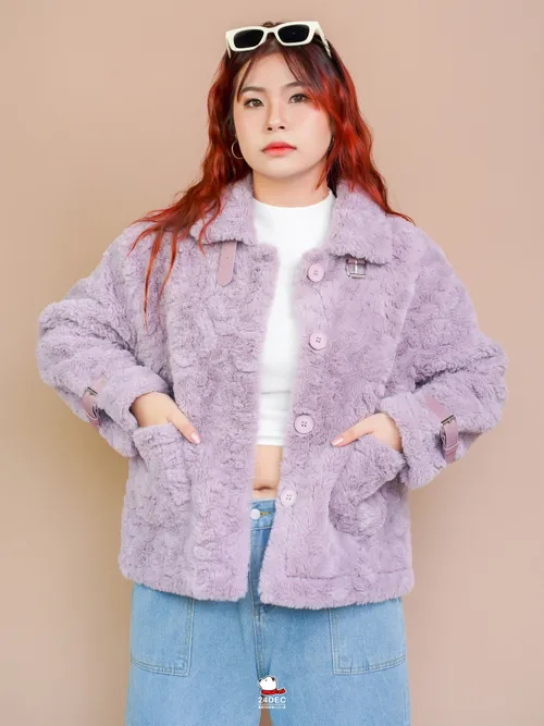 เช่าเสื้อแจ็คเก็ต หญิง รุ่น IRIS สี ม่วง