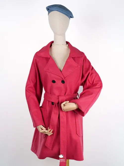 เช่าเสื้อโค้ท หญิง รุ่น XIAN สี ชมพู