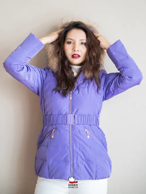 เช่าเสื้อกันหนาว หญิง รุ่น COLOR สี ม่วง