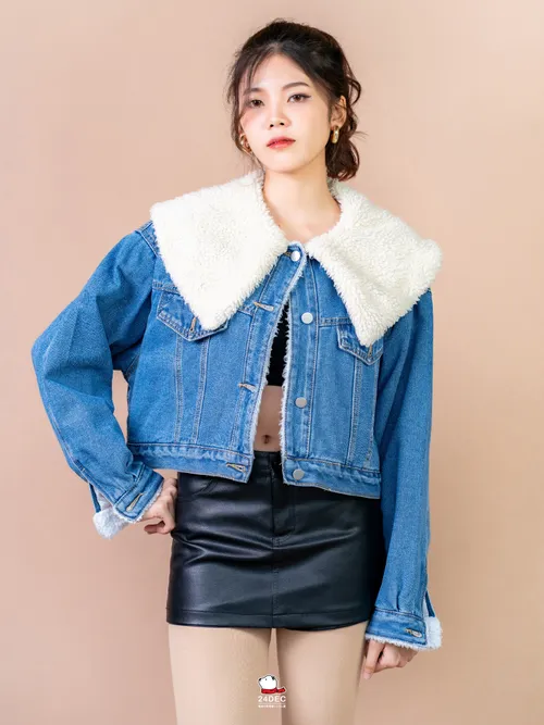 เช่าเสื้อแจ็คเก็ต หญิง รุ่น DOVER สี น้ำเงิน