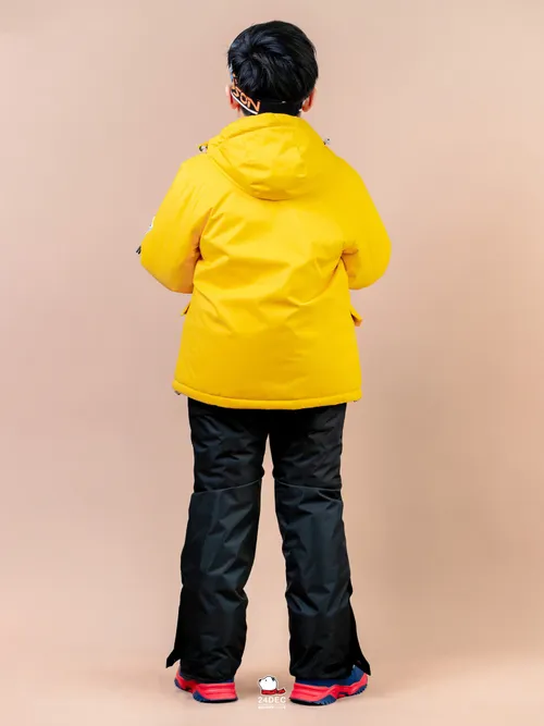 เช่าชุดสกี (เสื้อ+กางเกง) เด็ก รุ่น MANILA สี เหลือง