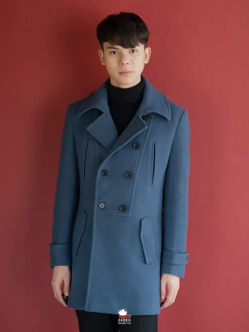 เช่าเสื้อโค้ท ชาย รุ่น WAYBACK สี ฟ้า