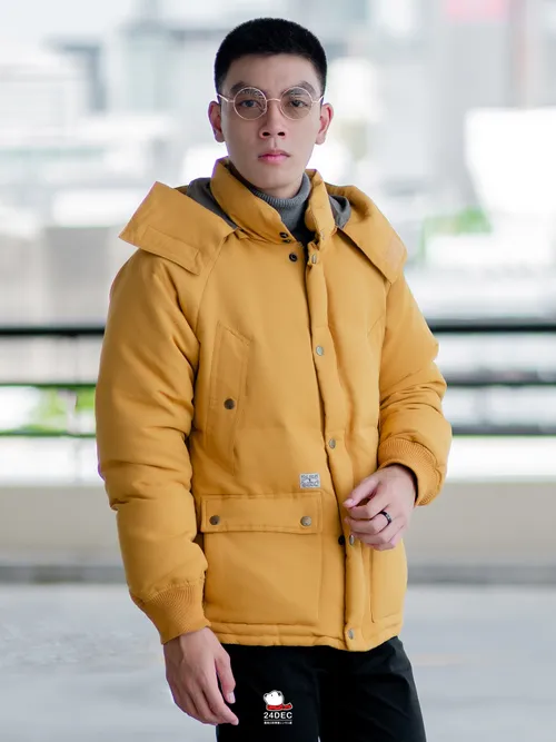 เช่าเสื้อกันหนาว ชาย รุ่น JACKSON สี เหลือง