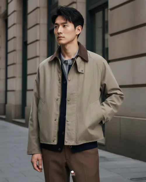 เช่าเสื้อแจ็คเก็ต ชาย รุ่น MOSES สี น้ำตาล