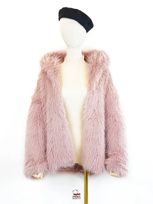 เช่าเสื้อขนเฟอร์ หญิง รุ่น PEGASUS สี ชมพู