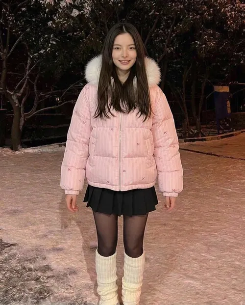 เช่าเสื้อกันหนาว หญิง รุ่น BOWKY สี ชมพู