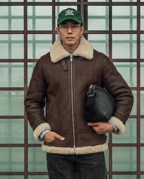เช่าเสื้อแจ็คเก็ต ชาย รุ่น WHATEVER สี น้ำตาล