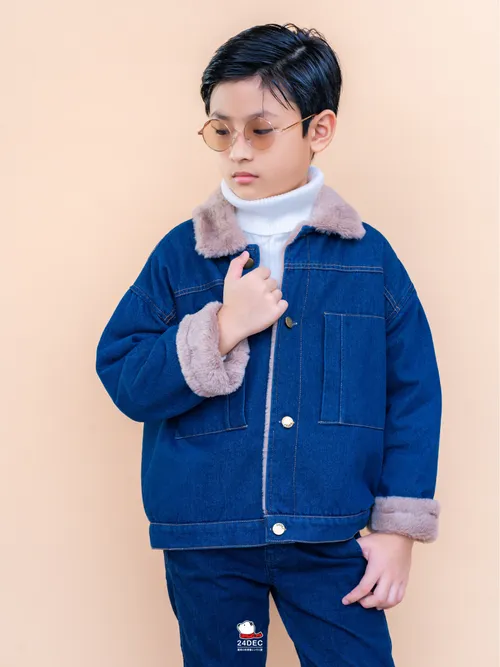 เช่าเสื้อแจ็คเก็ต เด็ก รุ่น CORFU สี น้ำเงิน