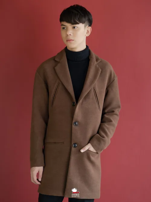 เช่าเสื้อโค้ท ชาย รุ่น HARRY สี น้ำตาล