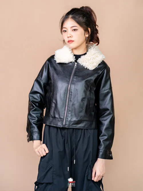 เช่าเสื้อแจ็คเก็ต หญิง รุ่น PRIMO สี ดำ