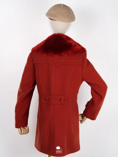 เช่าเสื้อโค้ท หญิง รุ่น FANCY สี แดง