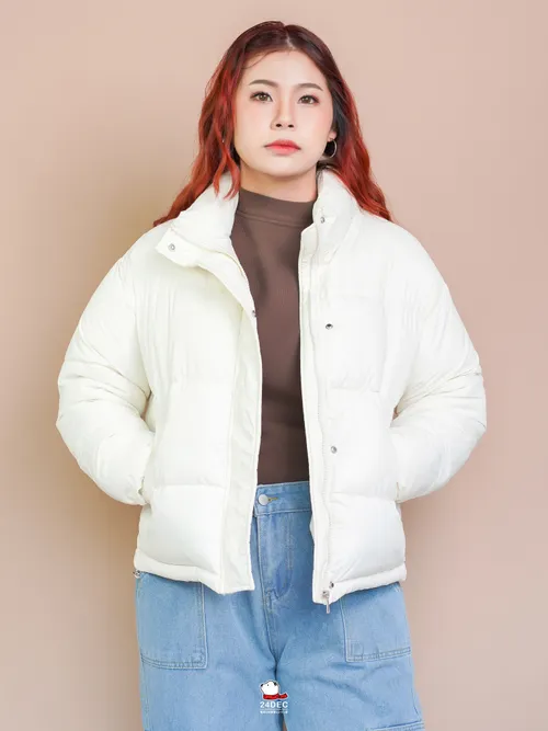 เช่าเสื้อกันหนาว หญิง รุ่น HARUKAS สี ขาว